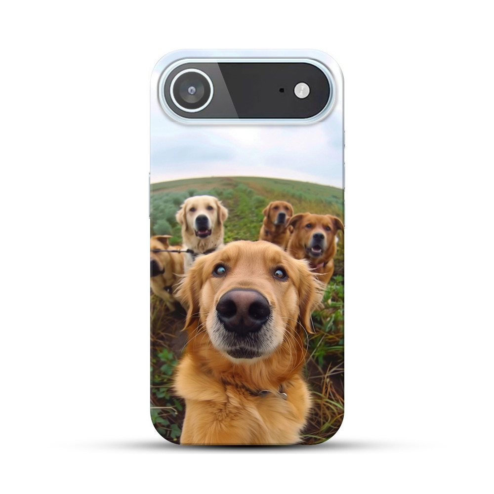 かわいい犬の集合写真 iPhone Airオリジナルハードケース