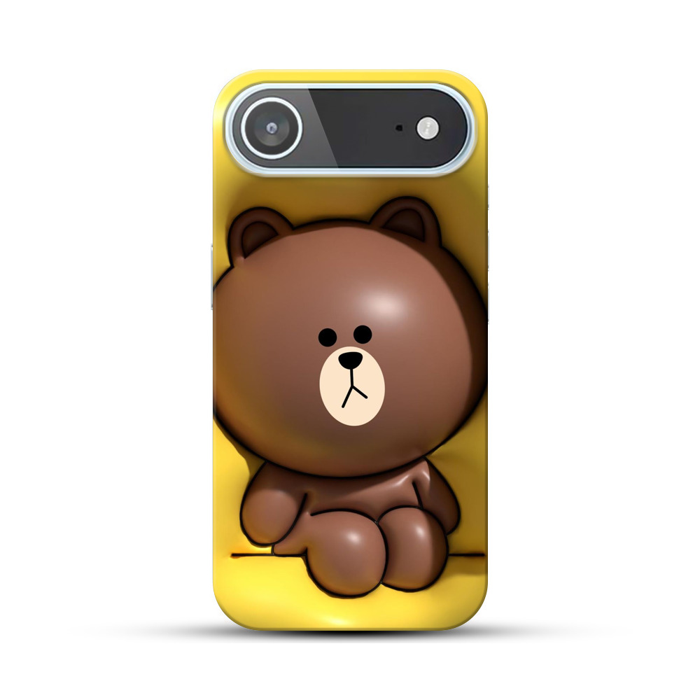 かわいいクマ iPhone Airオリジナルハードケース