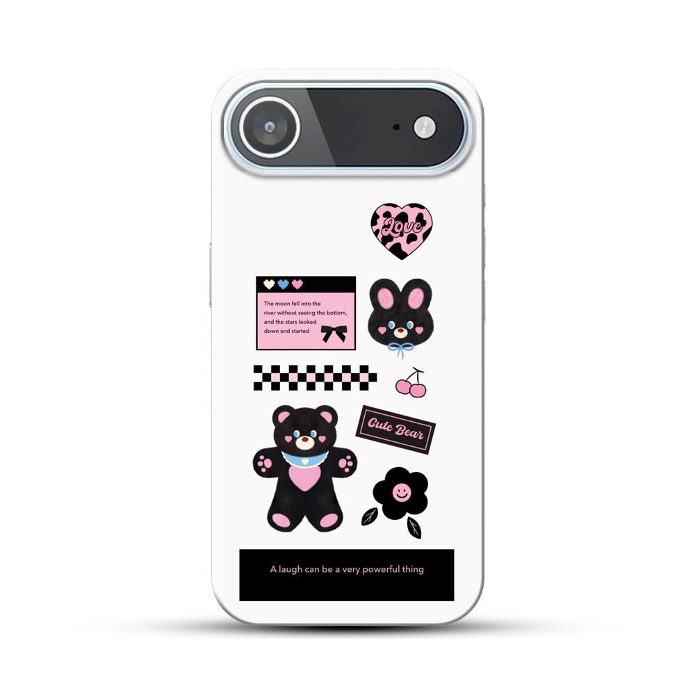 かわいいクマ iPhone Airオリジナルハードケース