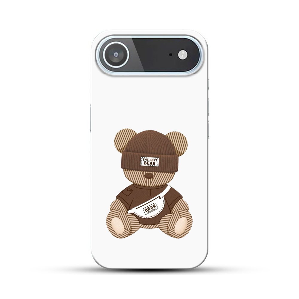 かわいいクマのデザイン iPhone Airオリジナルハードケース
