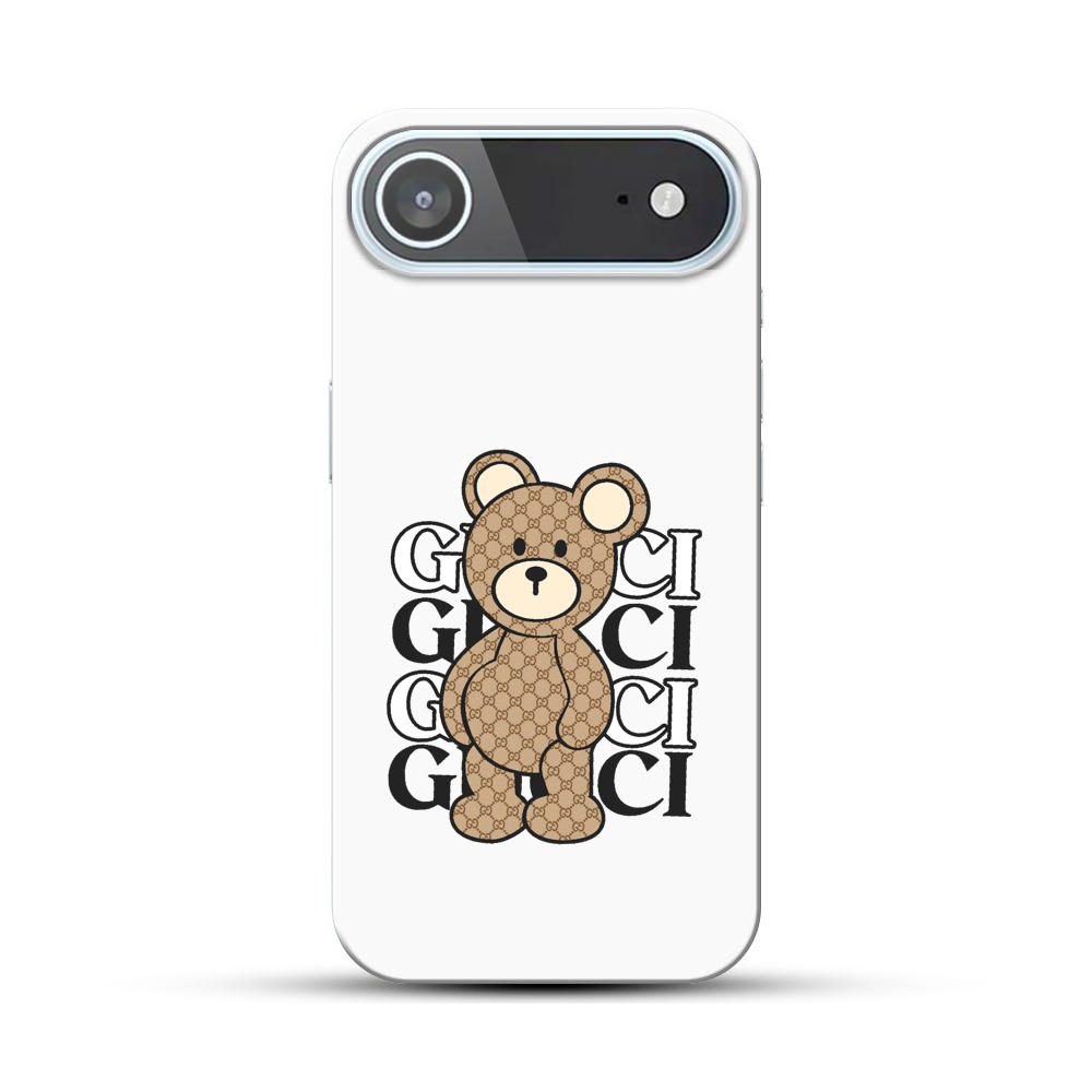 かわいいクマのデザイン iPhone Airオリジナルハードケース