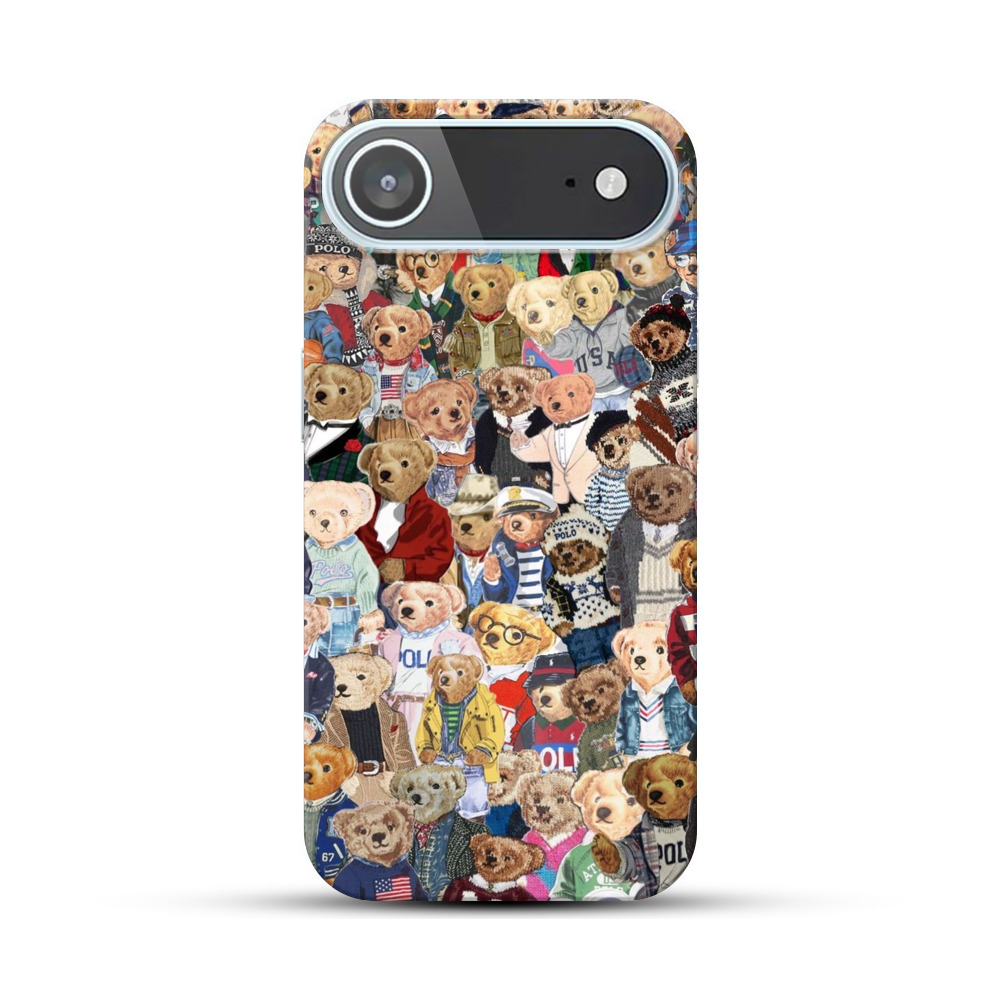 かわいいクマたち iPhone Airオリジナルハードケース