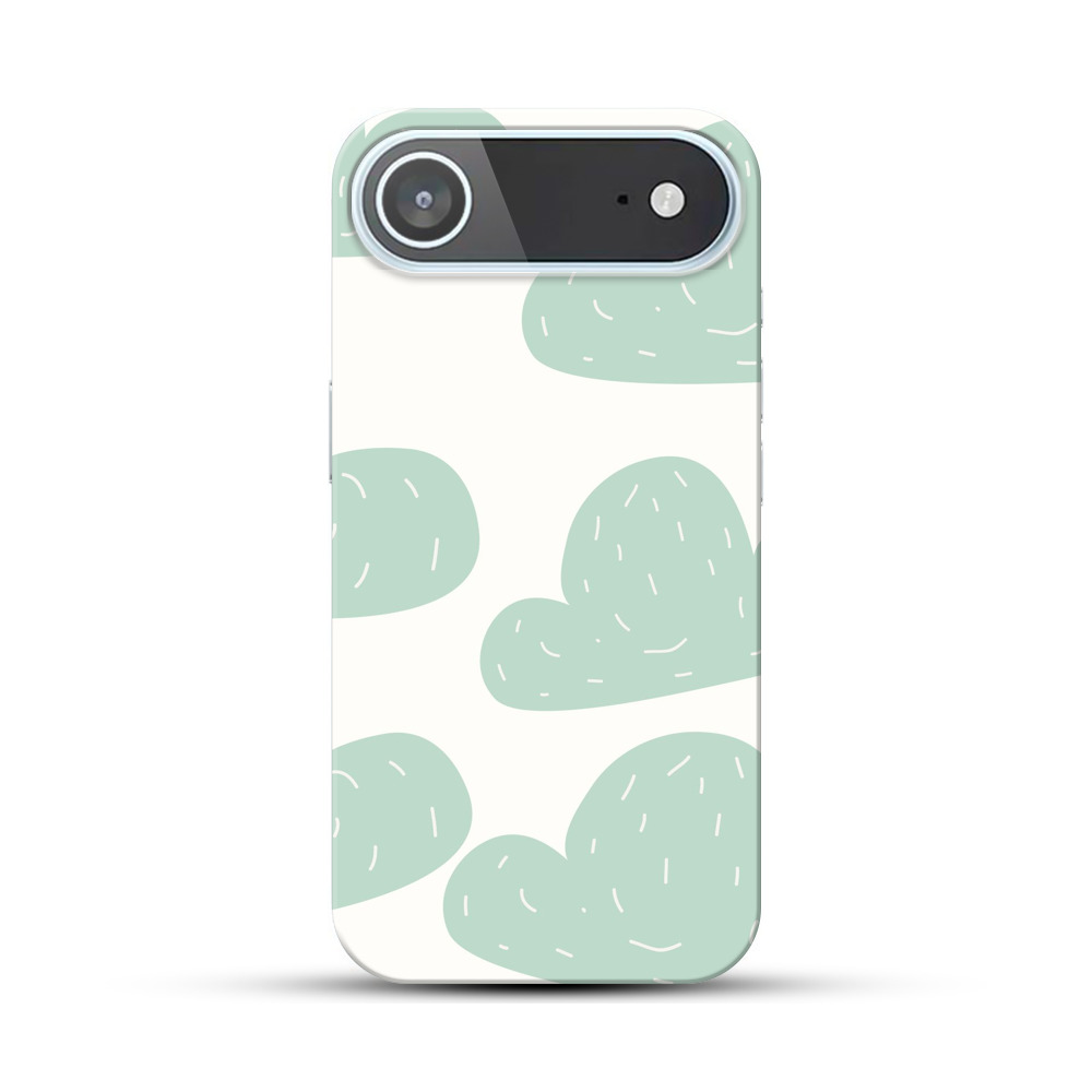 かわいい雲のパターン iPhone Airオリジナルハードケース