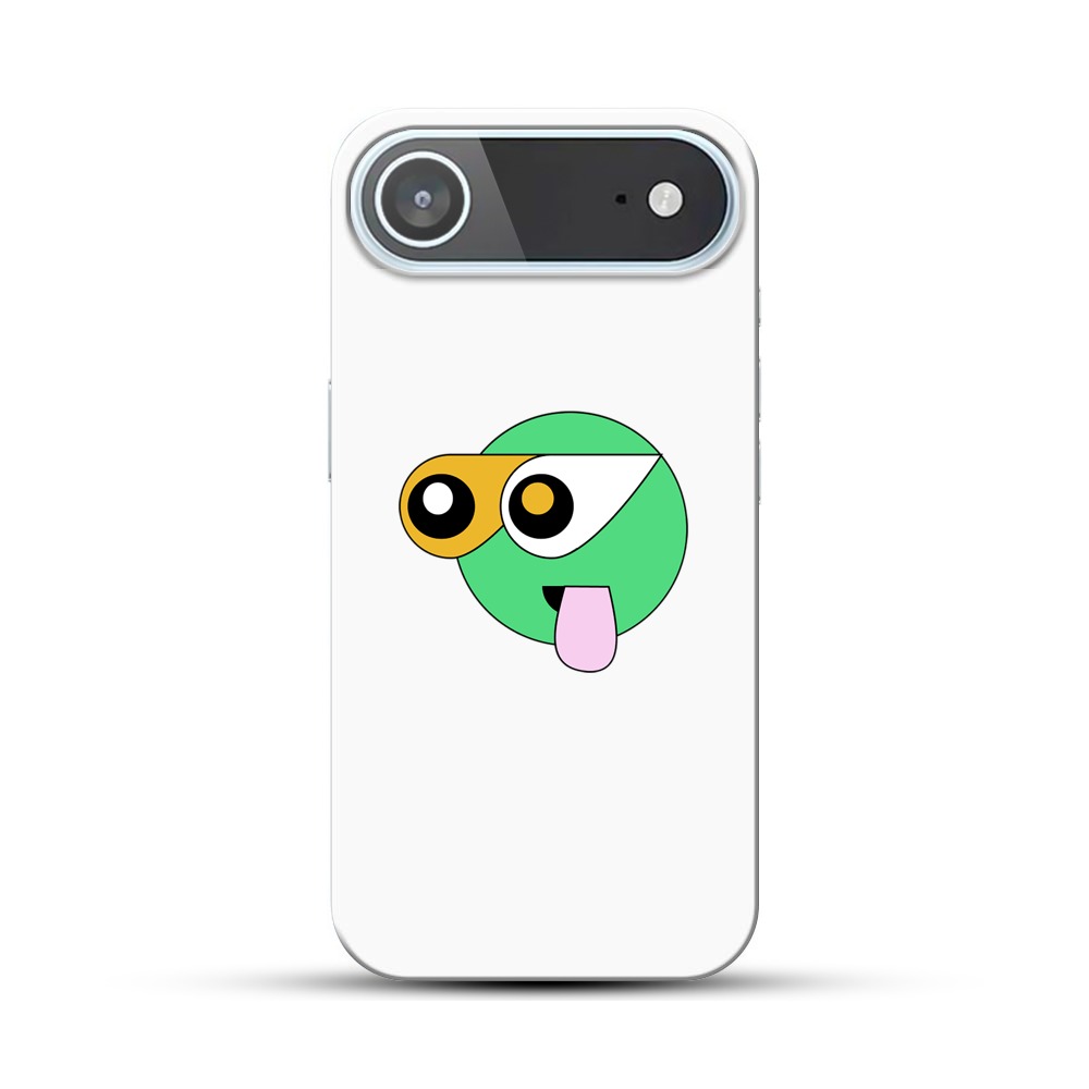 かわいいキャラクターの顔 iPhone Airオリジナルハードケース