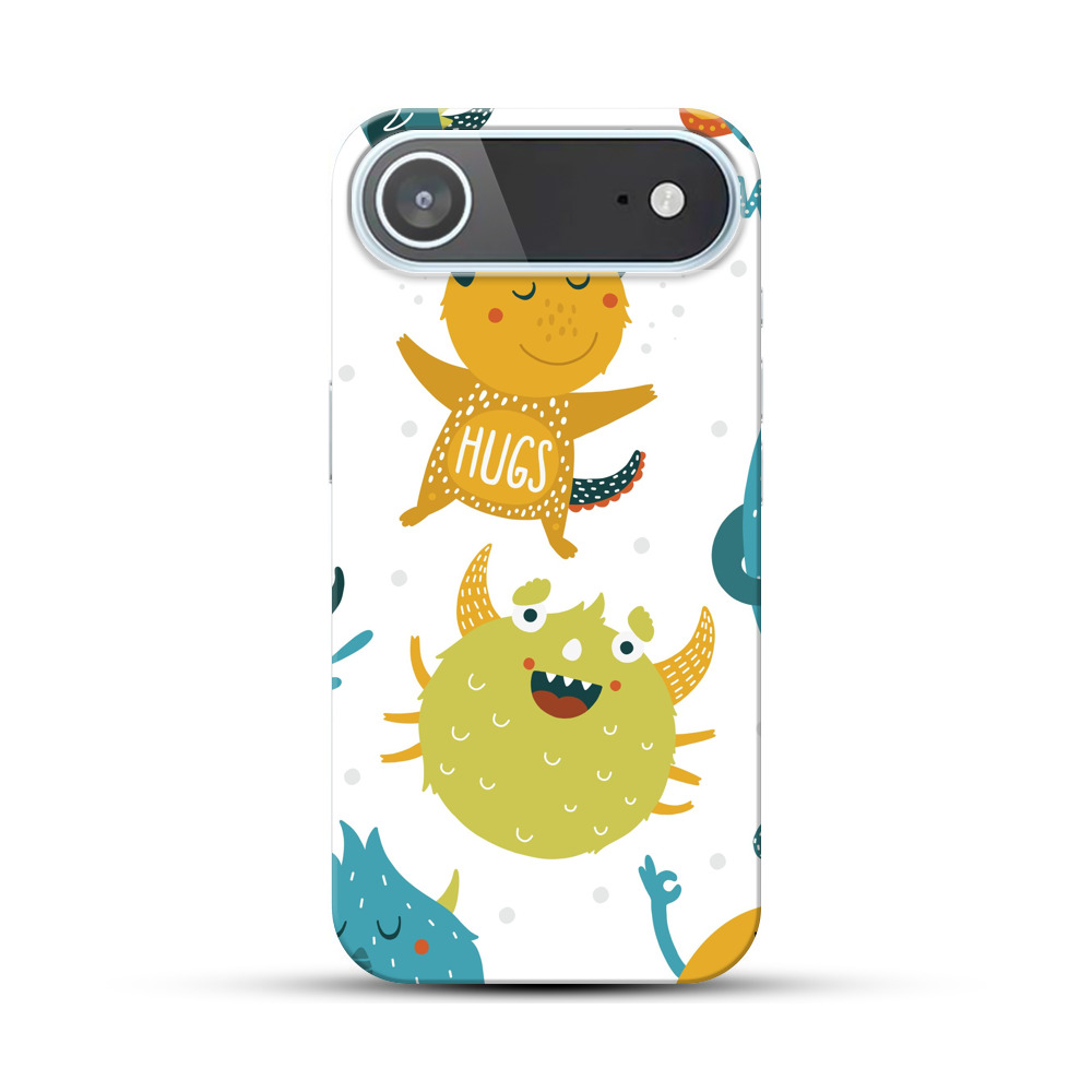 かわいいモンスターのパターン iPhone Airオリジナルハードケース