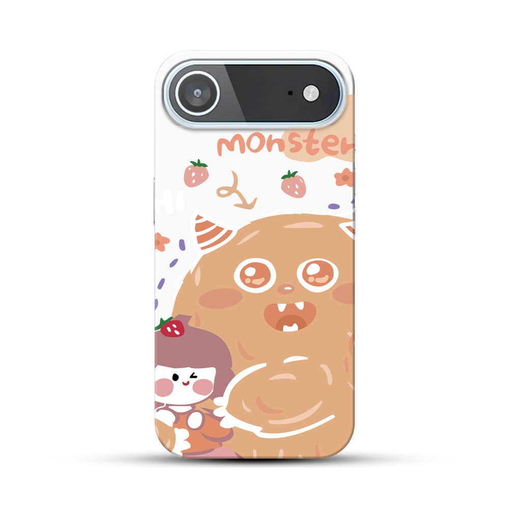 かわいいモンスターと女の子 iPhone Airオリジナルハードケース