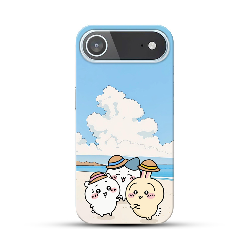 かわいい猫の夏海辺 iPhone Airオリジナルハードケース