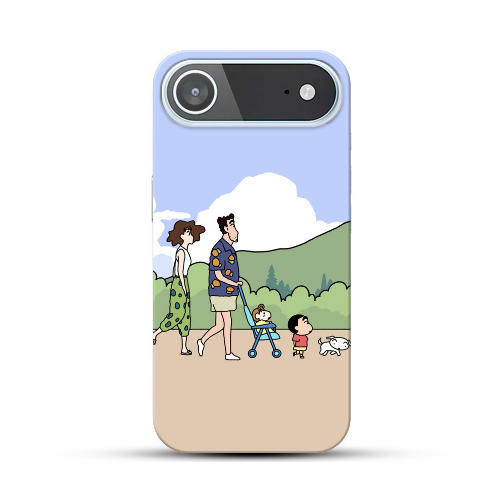 家族で散歩 iPhone Airオリジナルハードケース