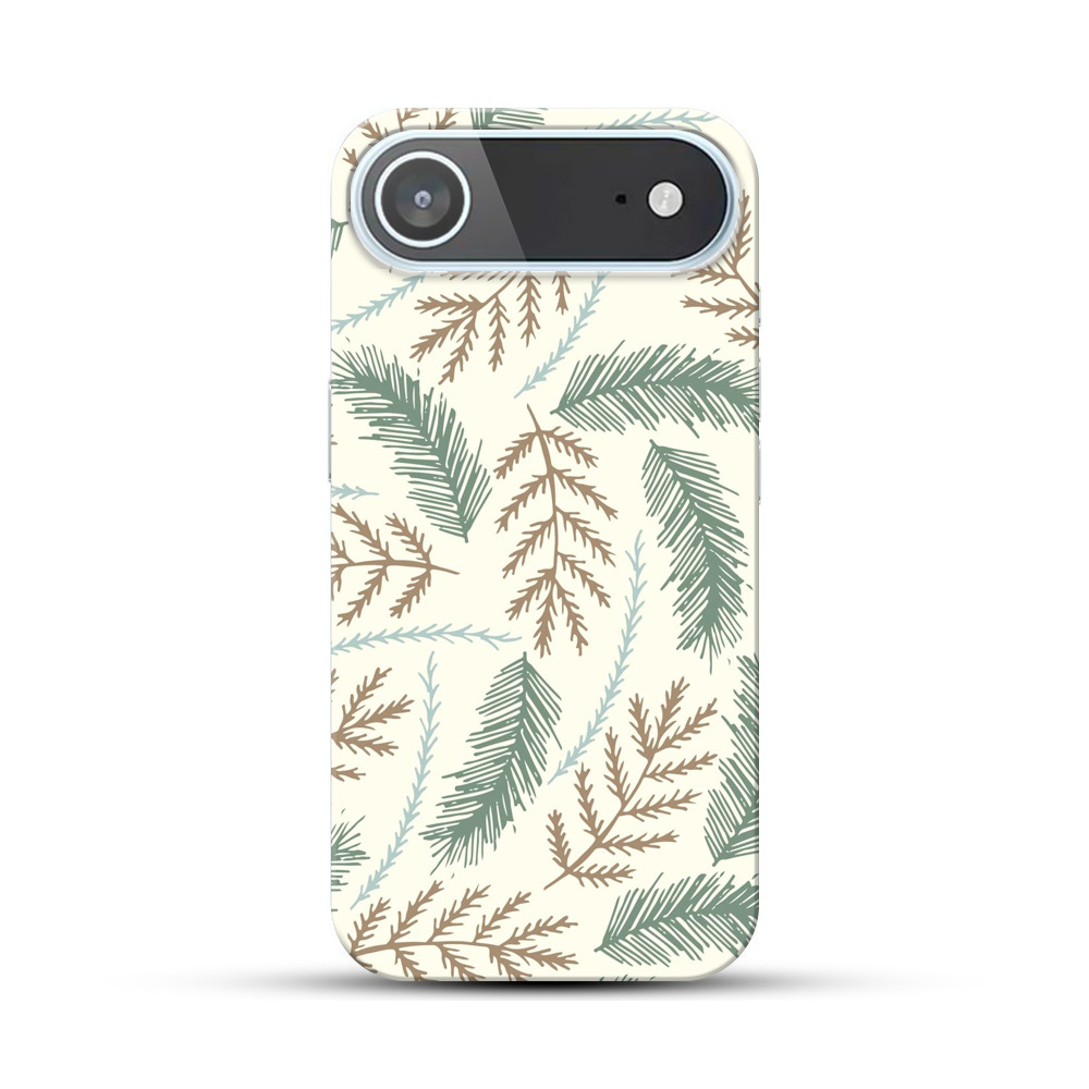 木の葉のパターン iPhone Airオリジナルハードケース