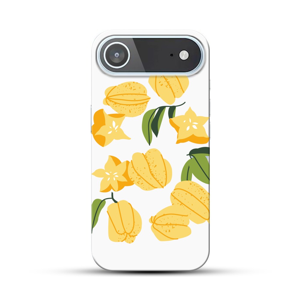 黄色のフルーツ iPhone Airオリジナルハードケース