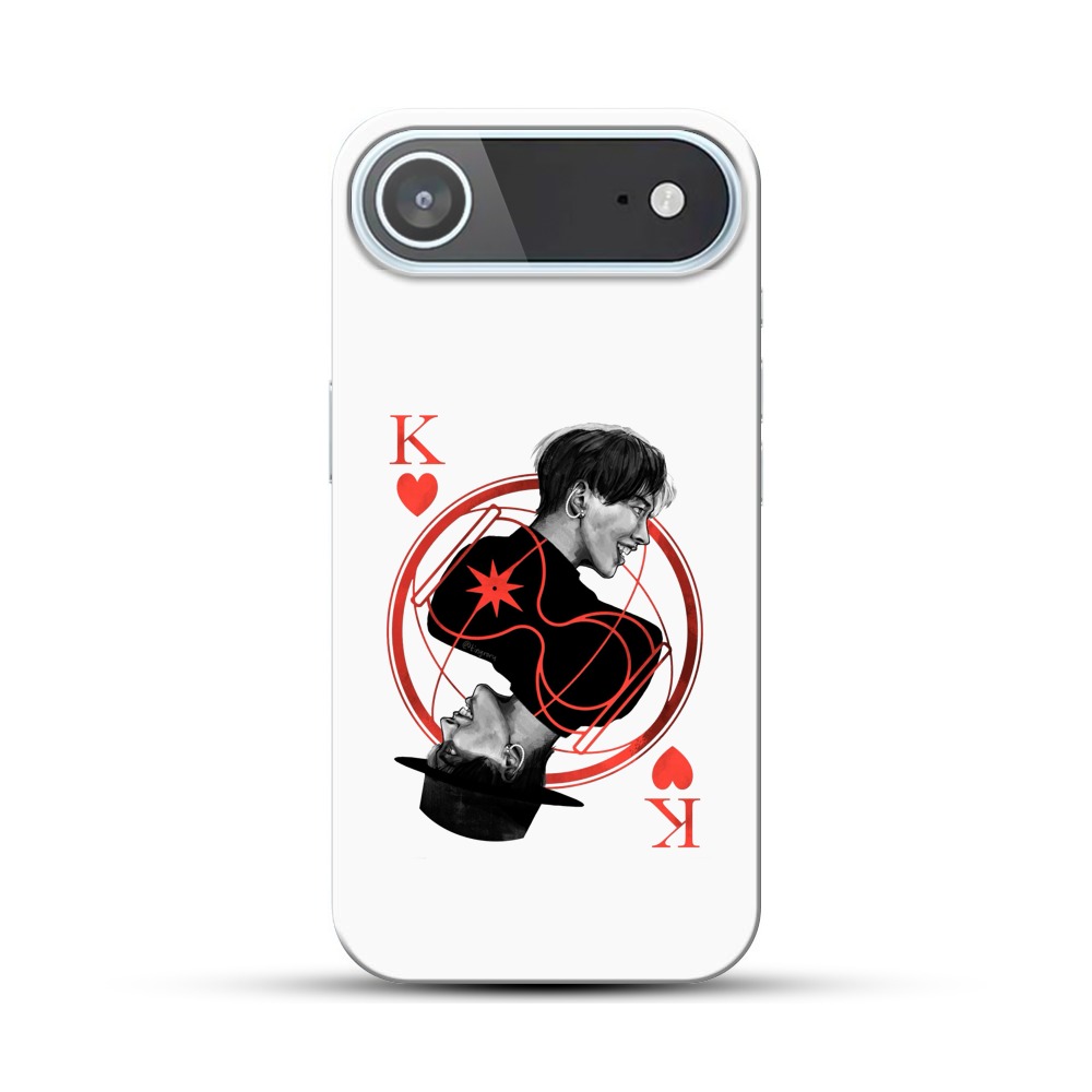 キングのカードイラスト iPhone Airオリジナルハードケース