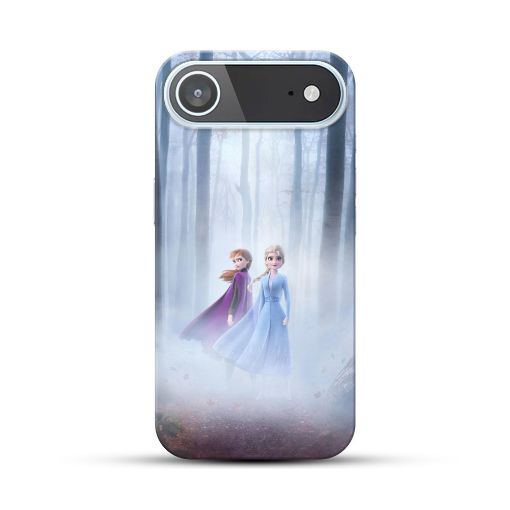 霧の森を歩く姉妹 iPhone Airオリジナルハードケース