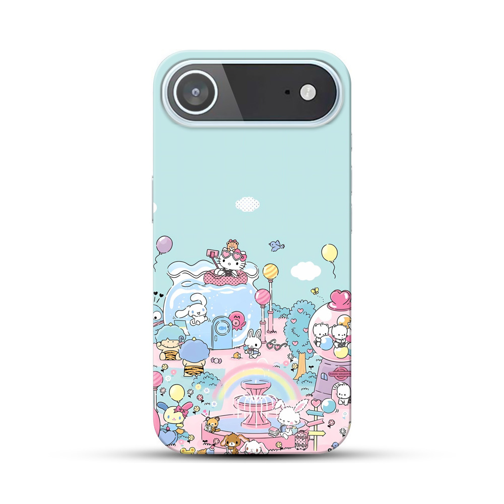 キティと仲間たち iPhone Airオリジナルハードケース