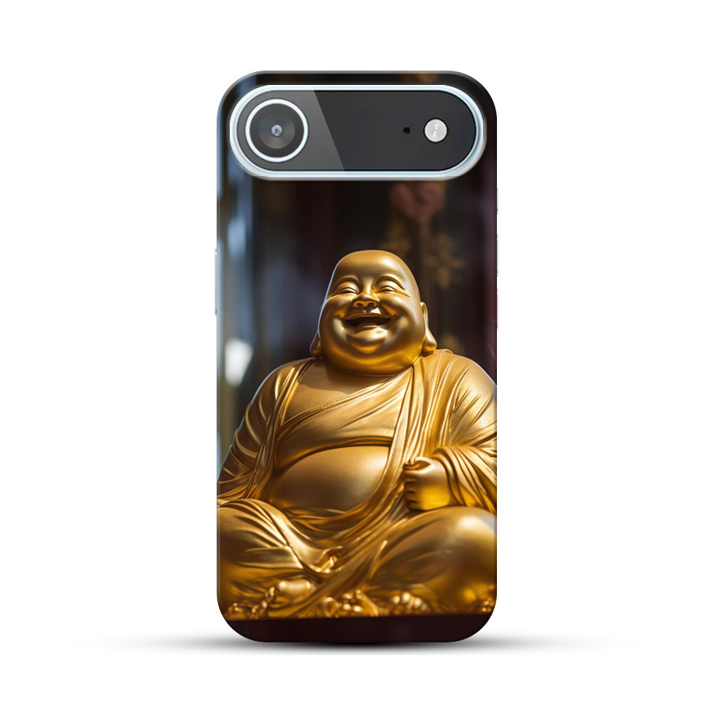 黄金色の笑う仏像 iPhone Airオリジナルハードケース