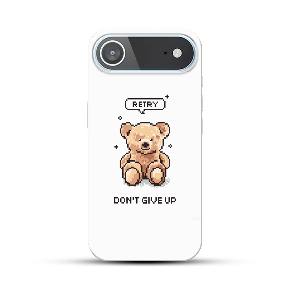 くまのぬいぐるみと励ましの言葉 iPhone Airオリジナルハードケース