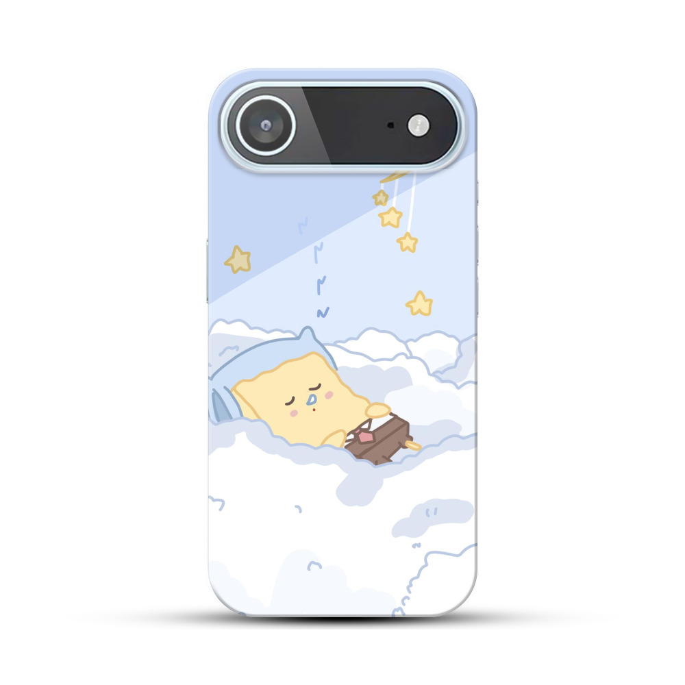 雲の上で星空眠るキャラ iPhone Airオリジナルハードケース