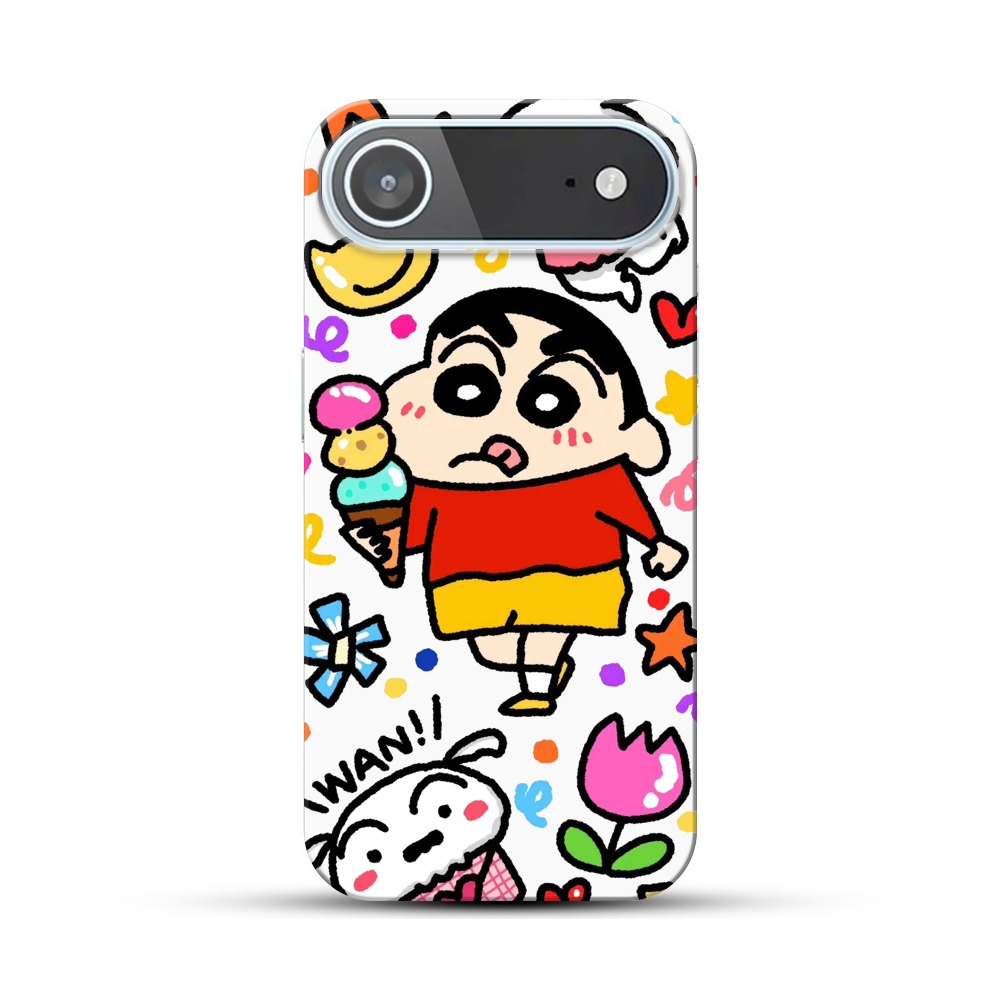 しんちゃんとアイスクリーム iPhone Airオリジナルハードケース