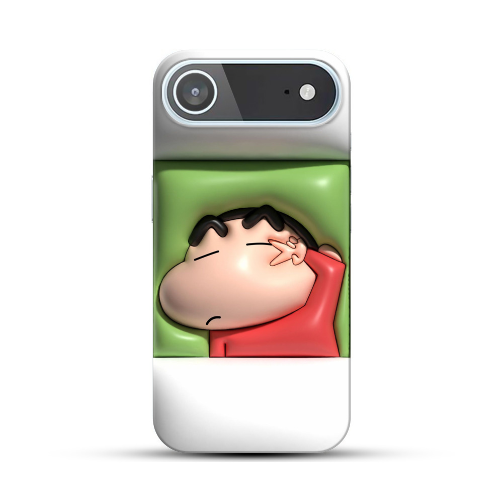眠そうなしんちゃん iPhone Airオリジナルハードケース