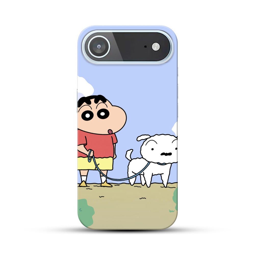 しんちゃんとシロ iPhone Airオリジナルハードケース