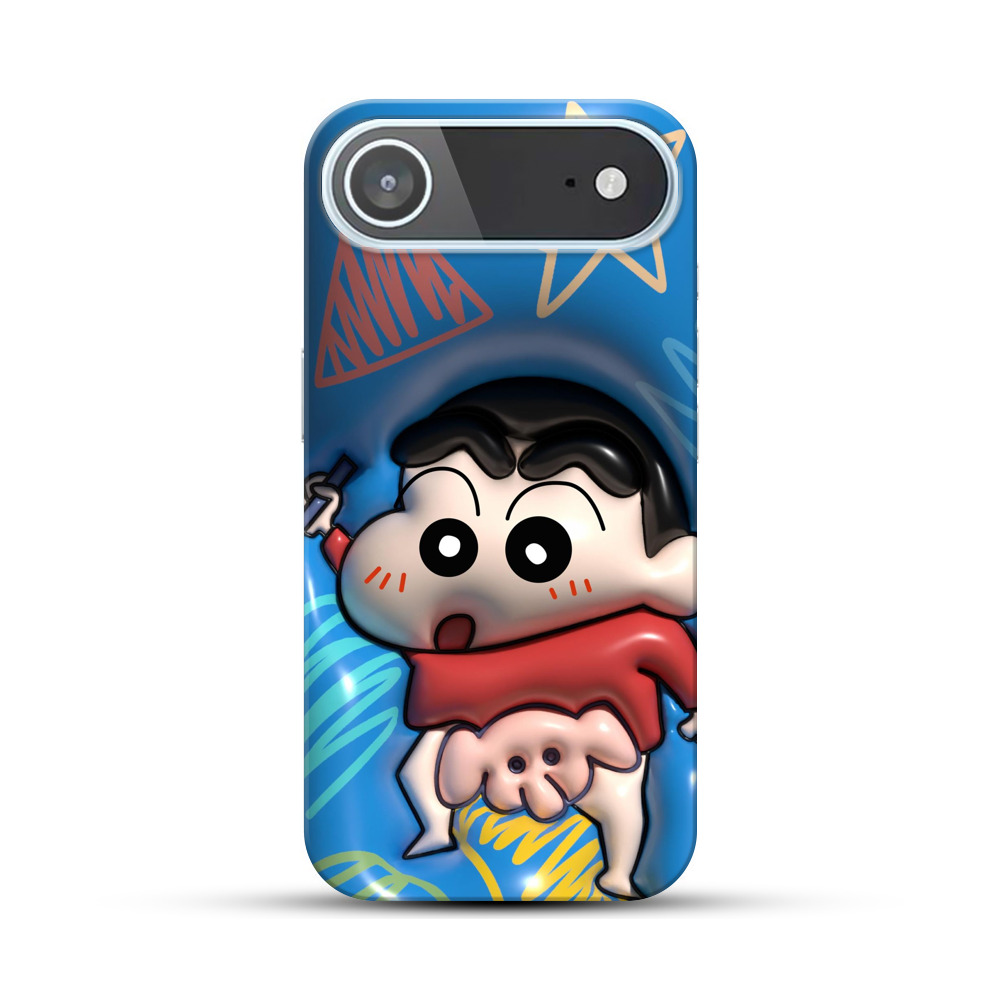 しんちゃん笑顔のイラスト iPhone Airオリジナルハードケース