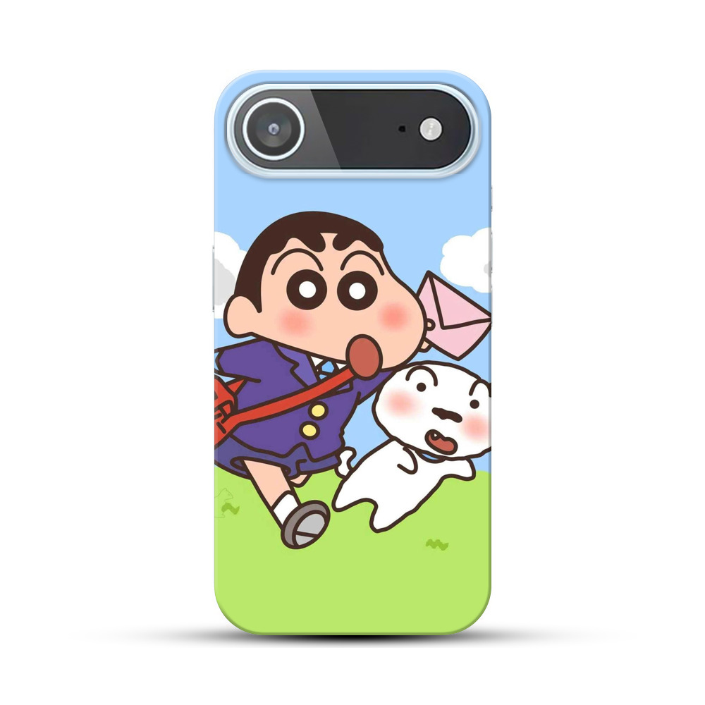 しんちゃんと手紙 iPhone Airオリジナルハードケース