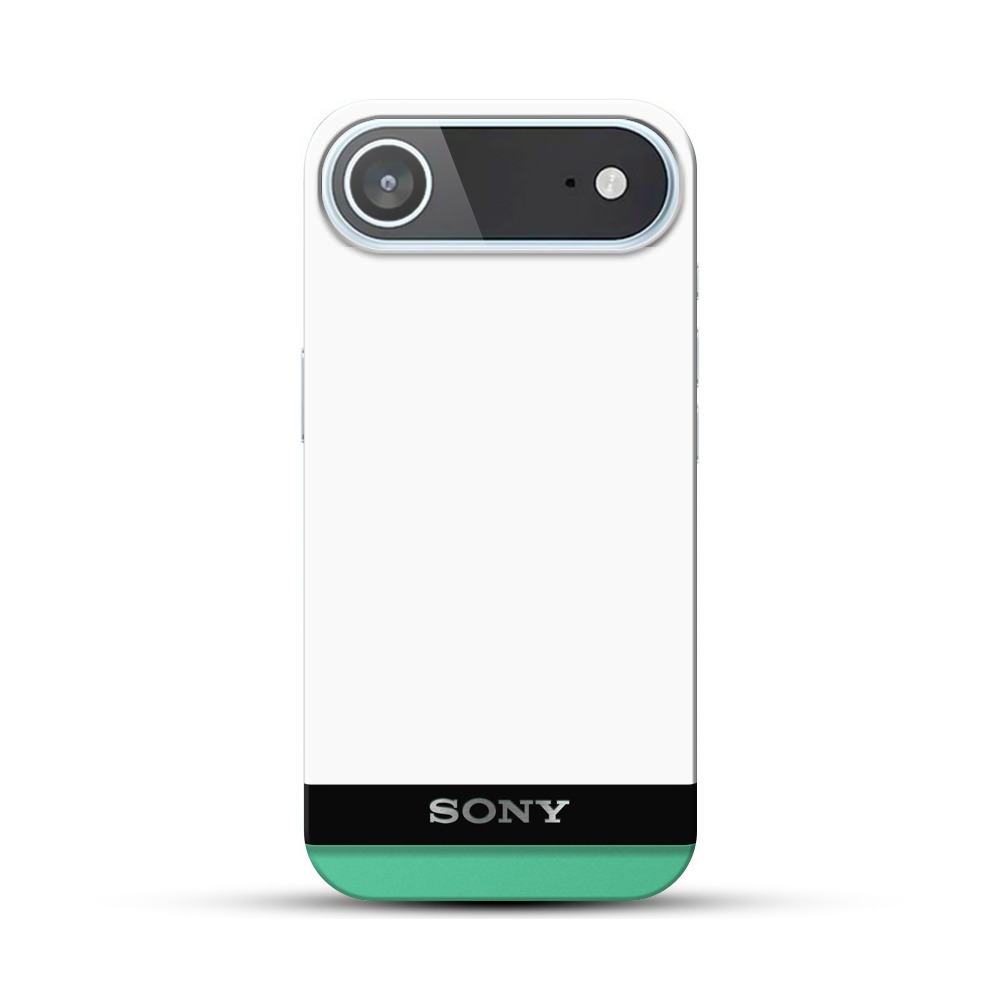 黒 無地 シンプル iPhone Airオリジナルハードケース