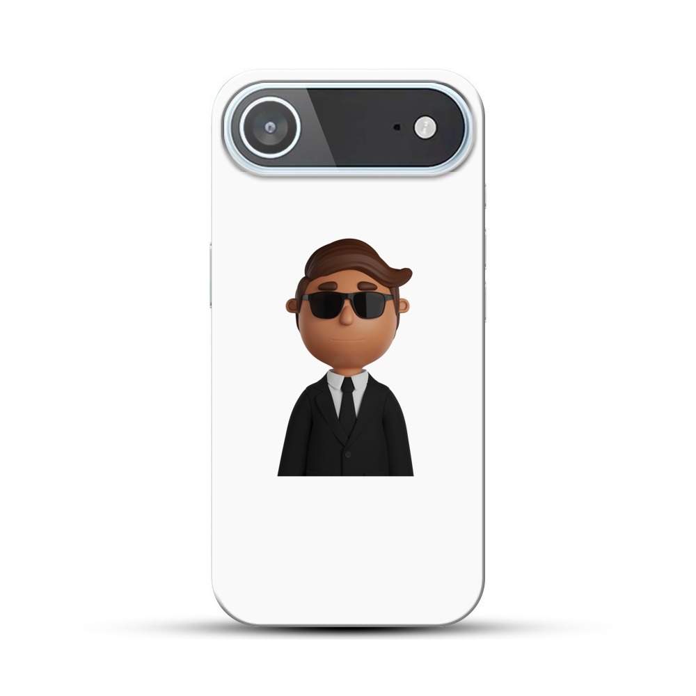 クールな男性キャラクター iPhone Airオリジナルハードケース