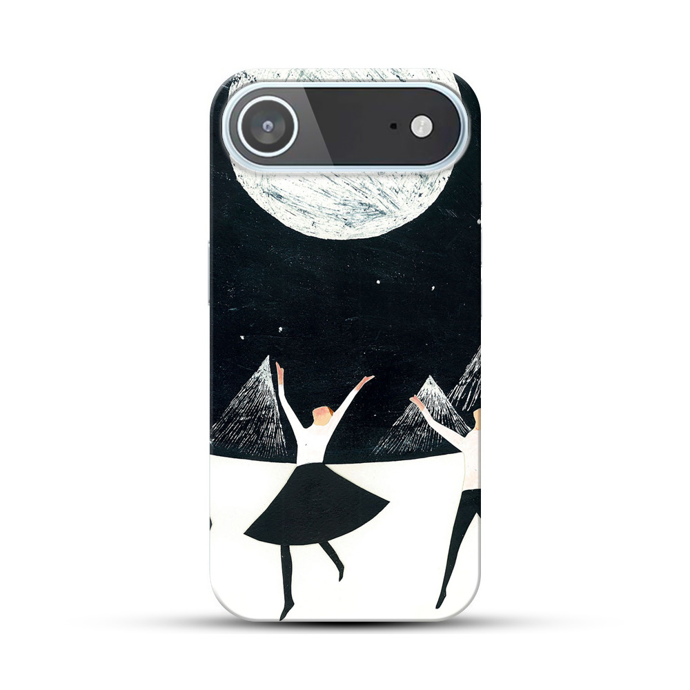 満月の夜に踊る三人 iPhone Airオリジナルハードケース