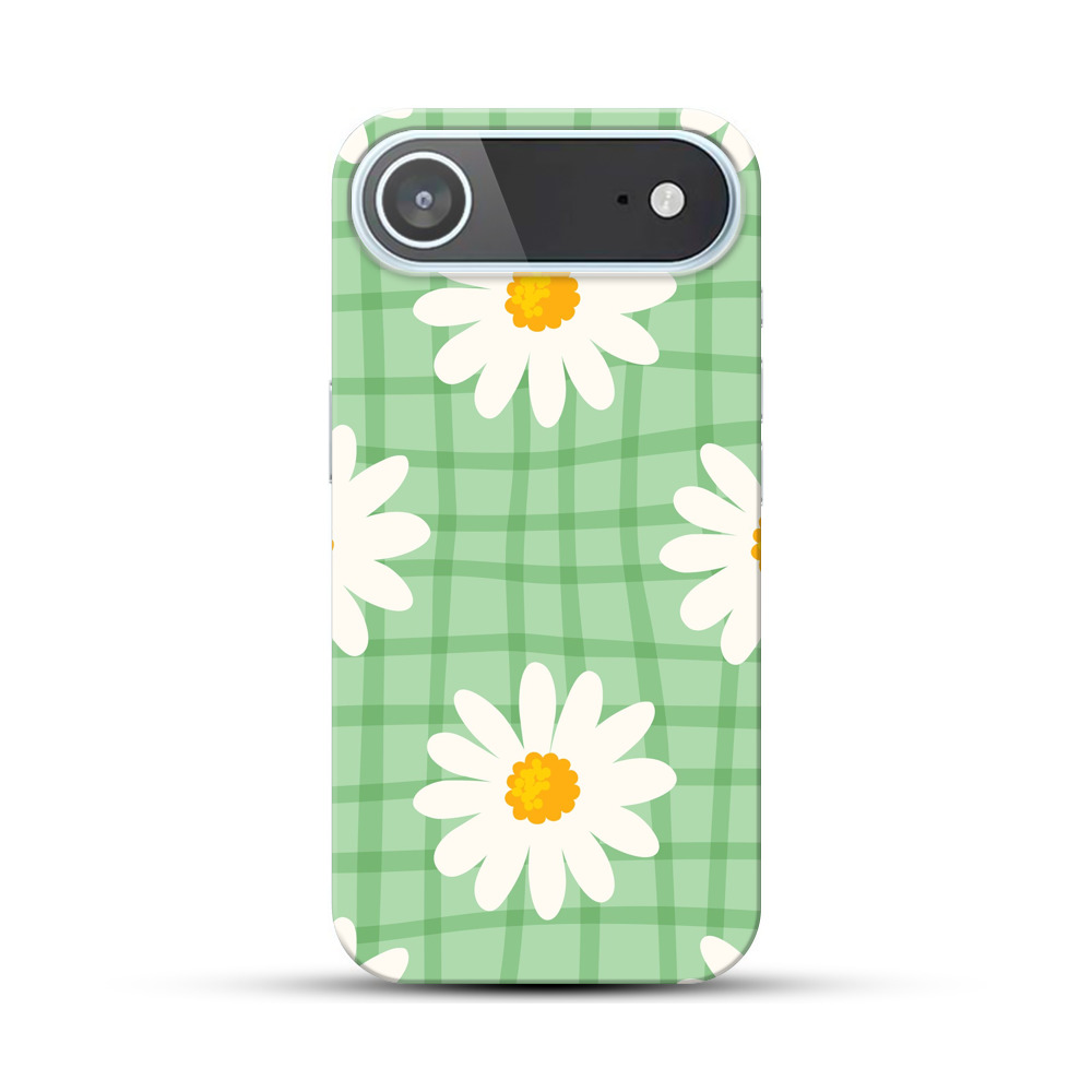 マーガレットの花柄 iPhone Airオリジナルハードケース
