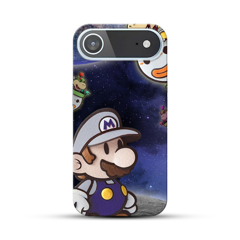 宇宙のマリオとクッパジュニア iPhone Airオリジナルハードケース
