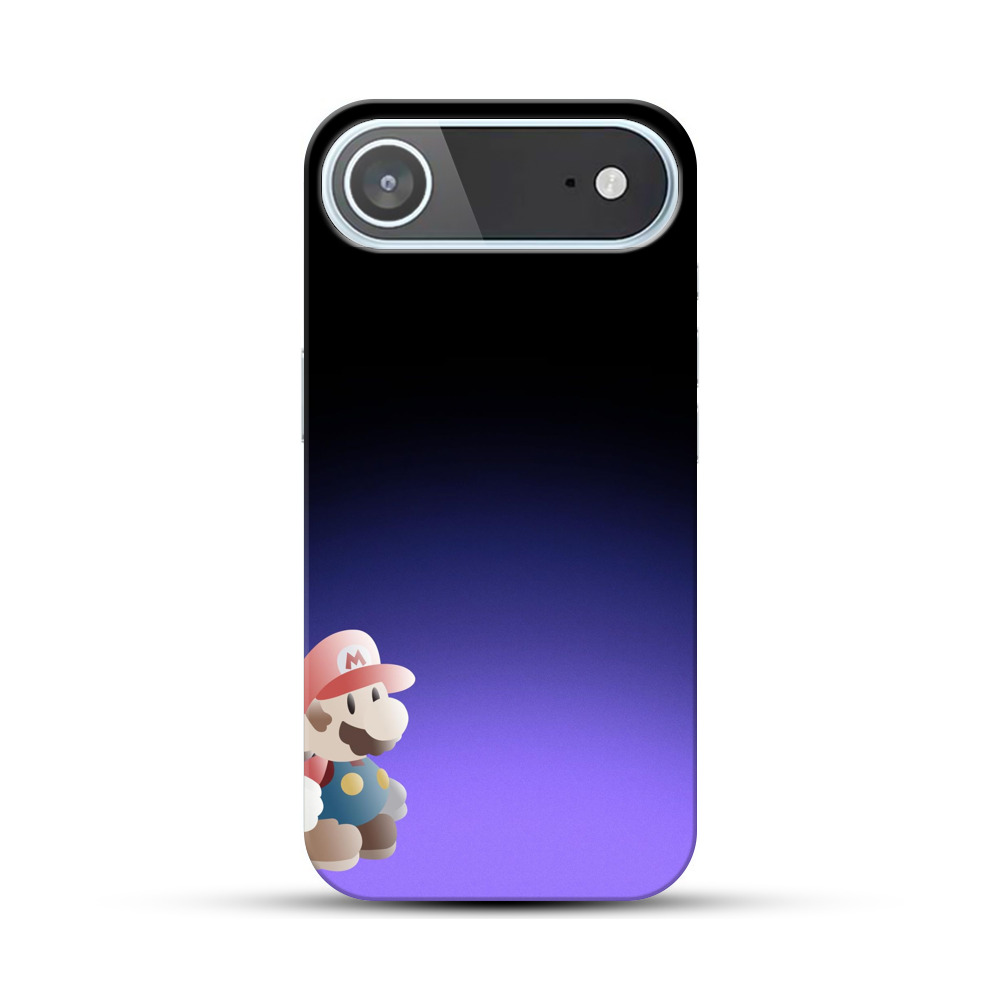 マリオシルエットデザイン iPhone Airオリジナルハードケース