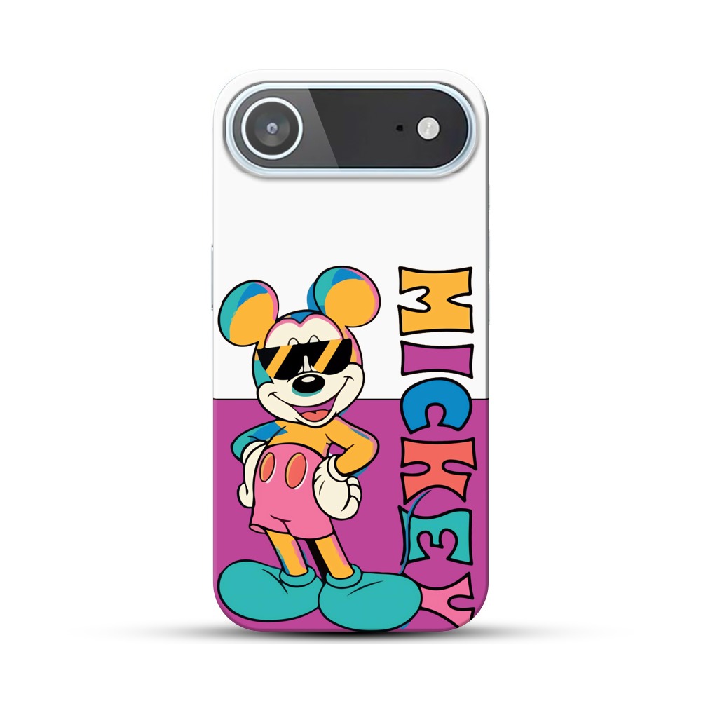 カラフルミッキー iPhone Airオリジナルハードケース