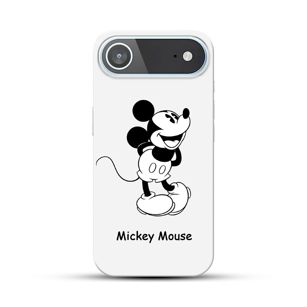 モノクロミッキー iPhone Airオリジナルハードケース