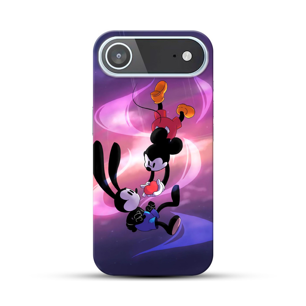 ミッキーとオズワルドのハート iPhone Airオリジナルハードケース