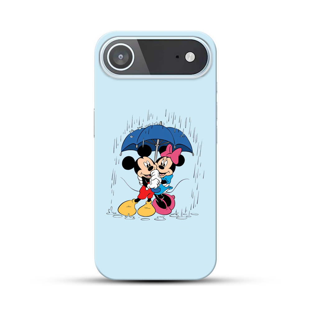 ミッキーとミニーの雨 iPhone Airオリジナルハードケース