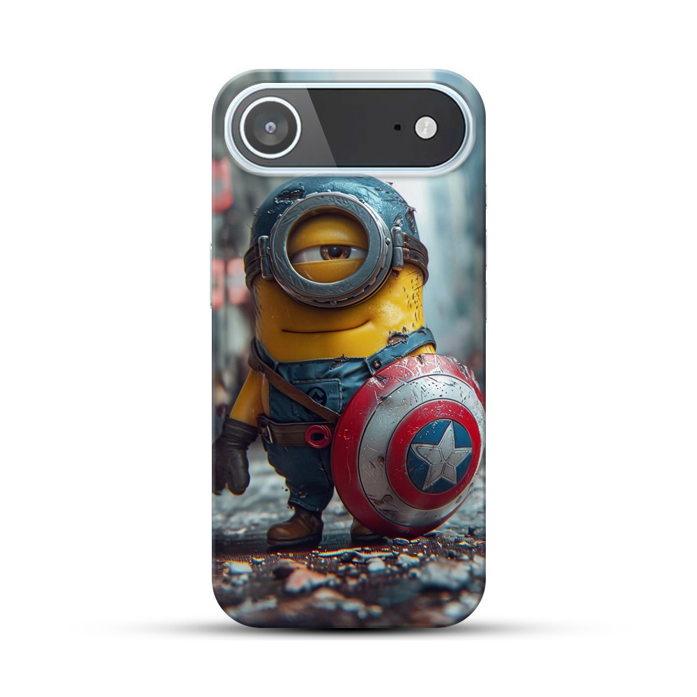 キャプテン風ミニオン iPhone Airオリジナルハードケース