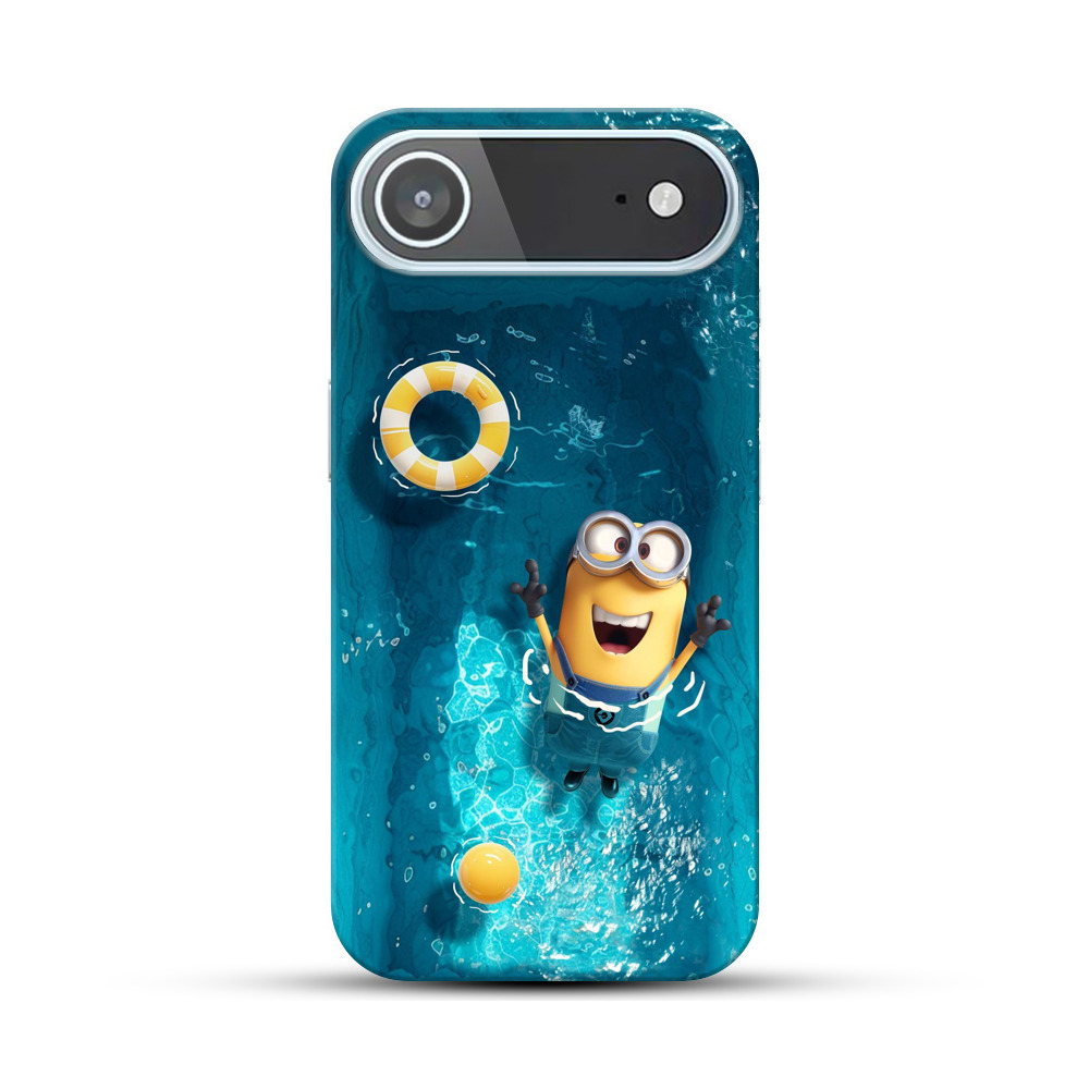 ミニオンと浮き輪 iPhone Airオリジナルハードケース