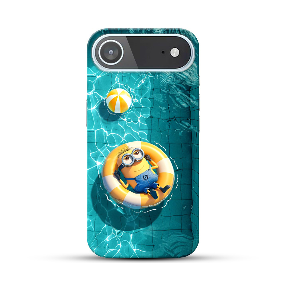 浮き輪でリラックス iPhone Airオリジナルハードケース