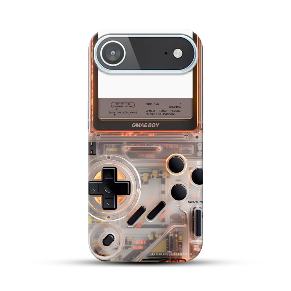 未来風透明ゲーム機 iPhone Airオリジナルハードケース