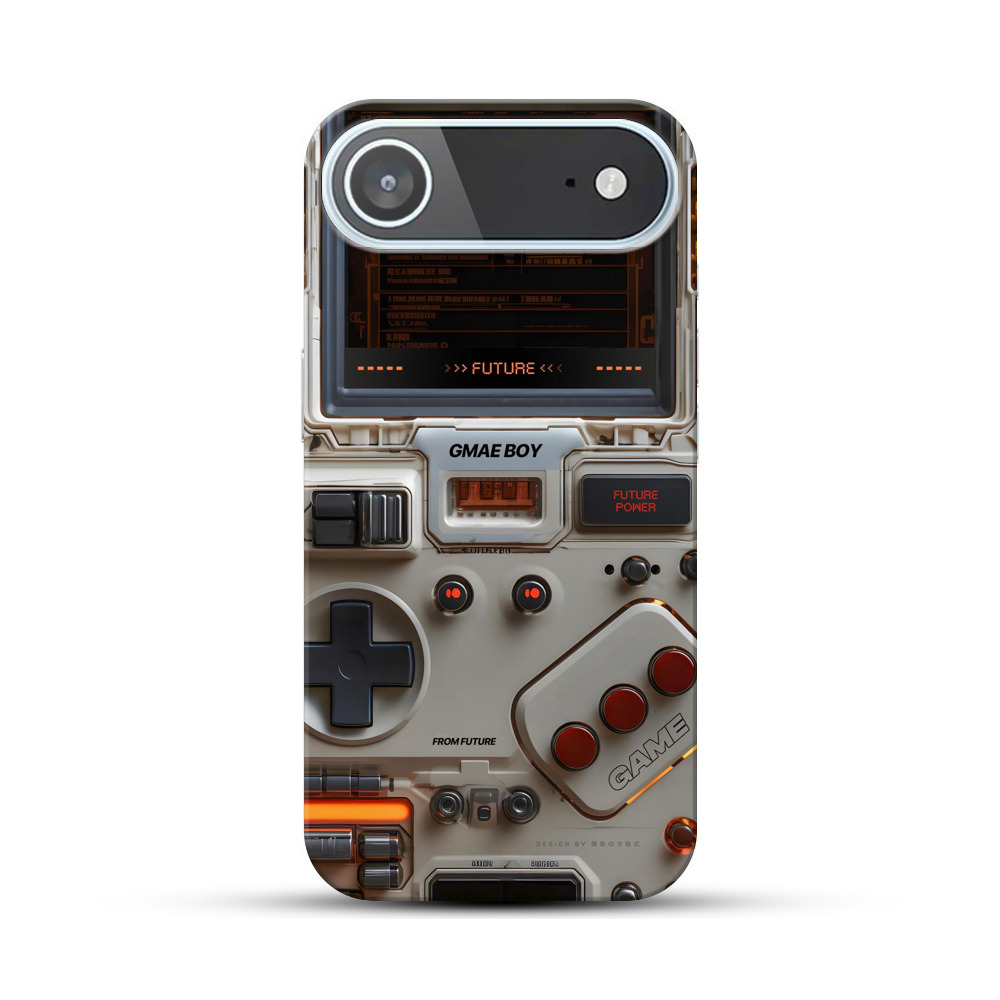 未来的レトロゲーム機コントローラー iPhone Airオリジナルハードケース