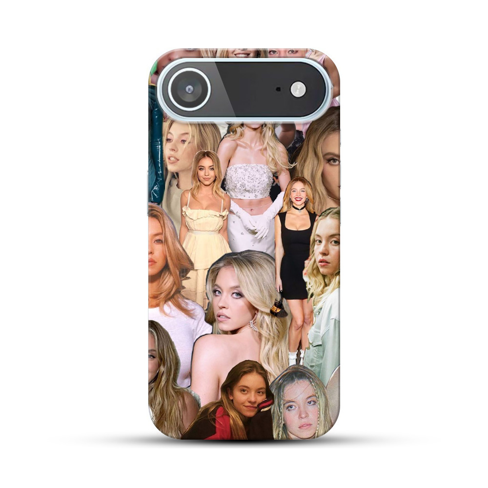 魅力的な女性コラージュ iPhone Airオリジナルハードケース