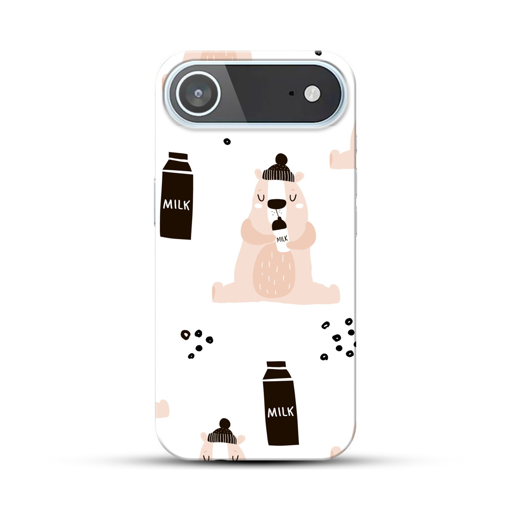 ミルクを飲むクマ iPhone Airオリジナルハードケース
