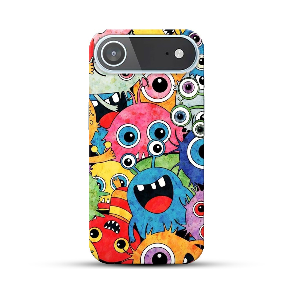 モンスターたちのイラスト iPhone Airオリジナルハードケース