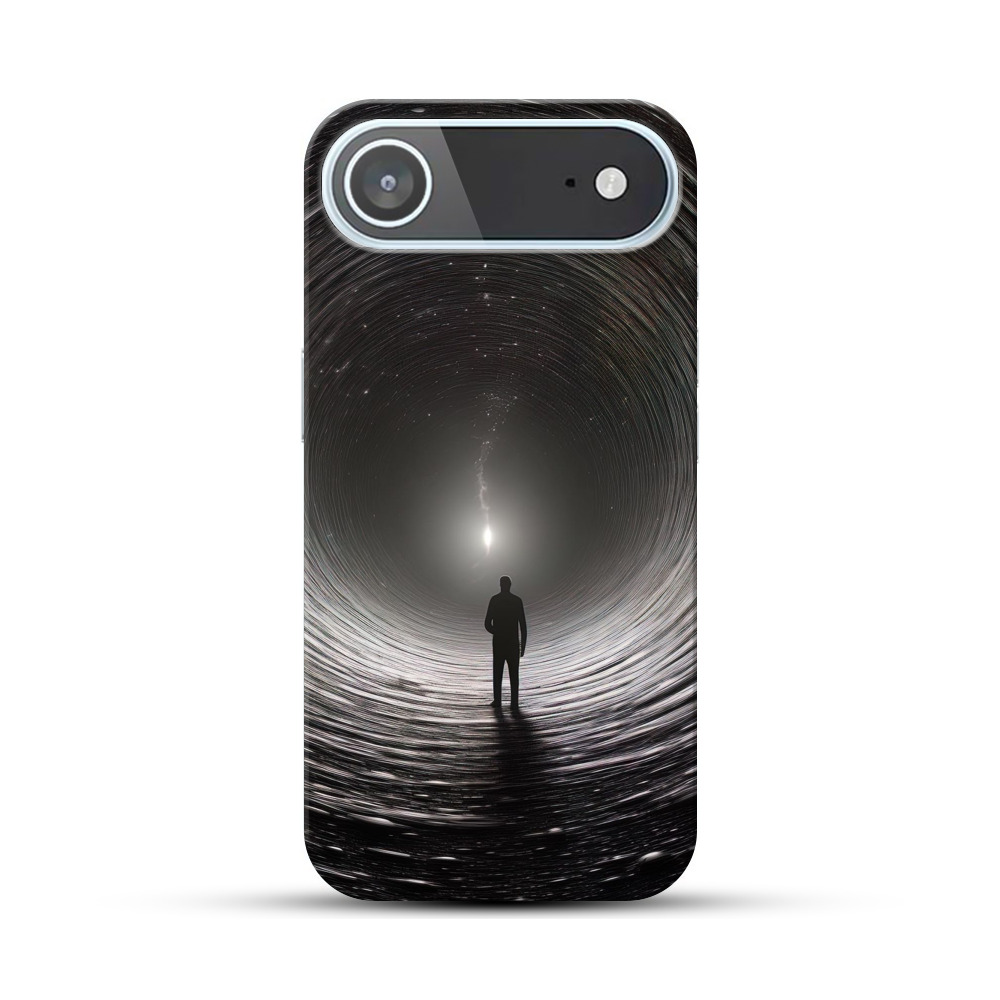 無限トンネルのシルエット iPhone Airオリジナルハードケース