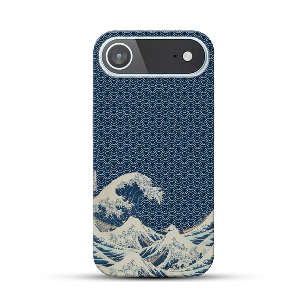 波の模様 iPhone Airオリジナルハードケース