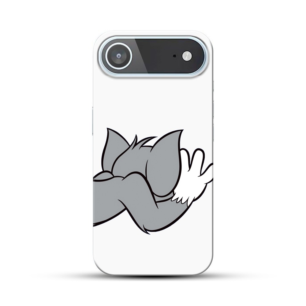 猫の後ろ姿 iPhone Airオリジナルハードケース