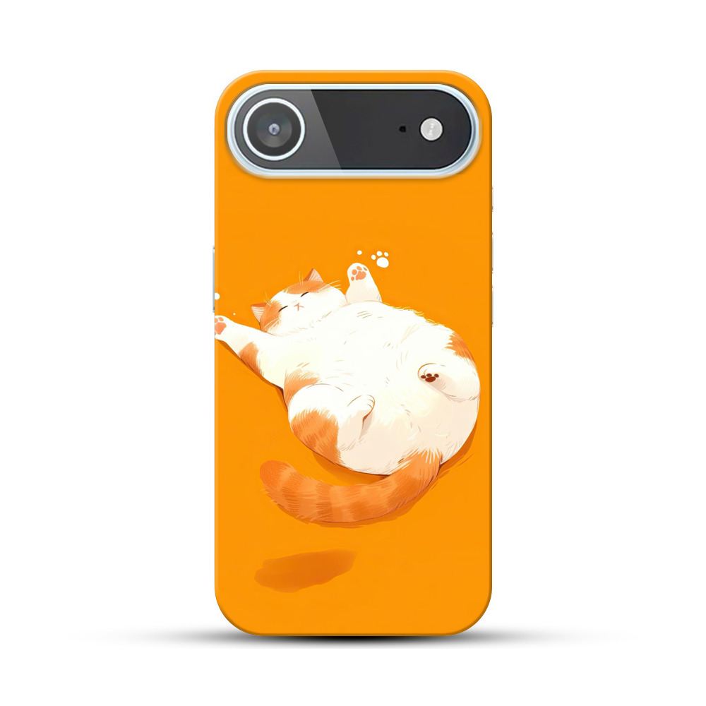 お腹を見せる猫 iPhone Airオリジナルハードケース