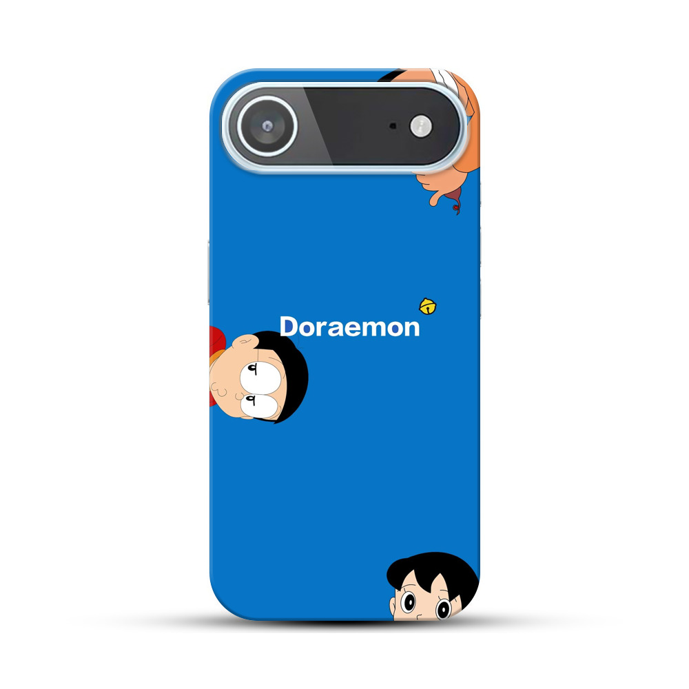 のび太と鈴のシンプル背景 iPhone Airオリジナルハードケース