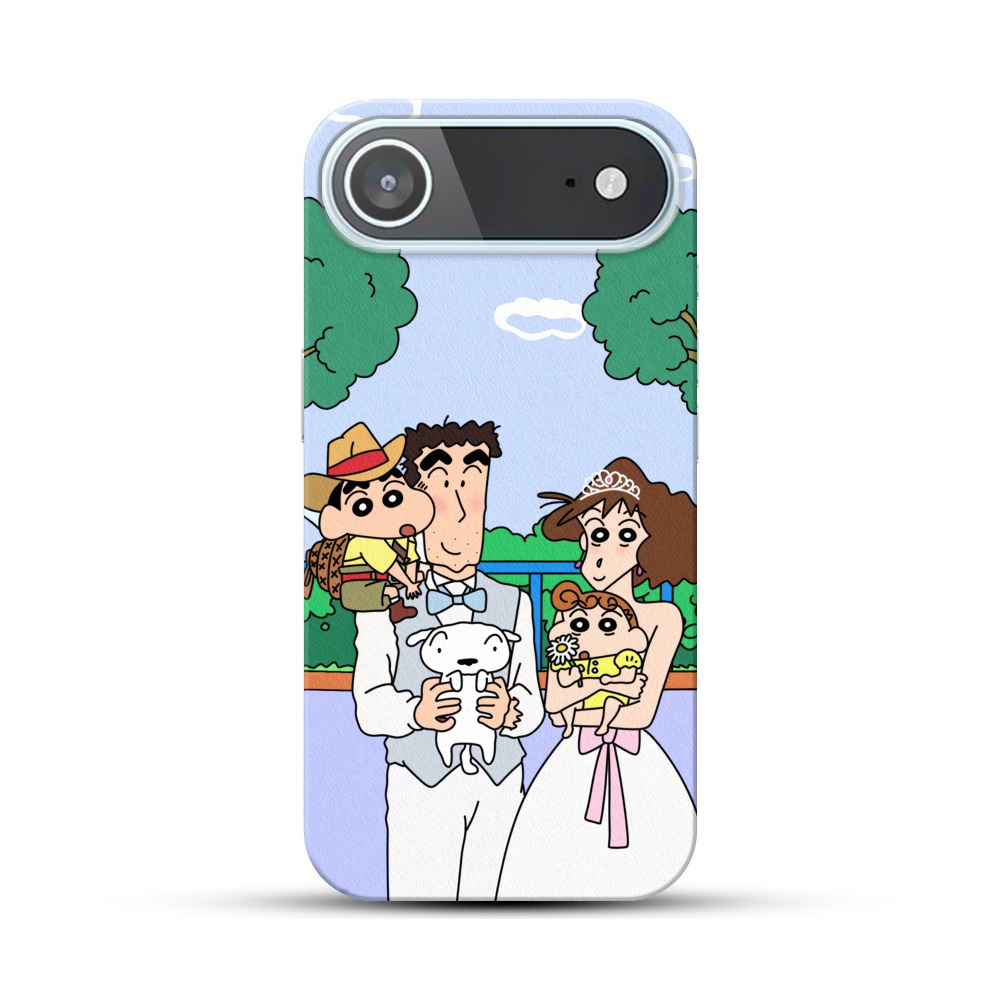 野原家族イラスト iPhone Airオリジナルハードケース