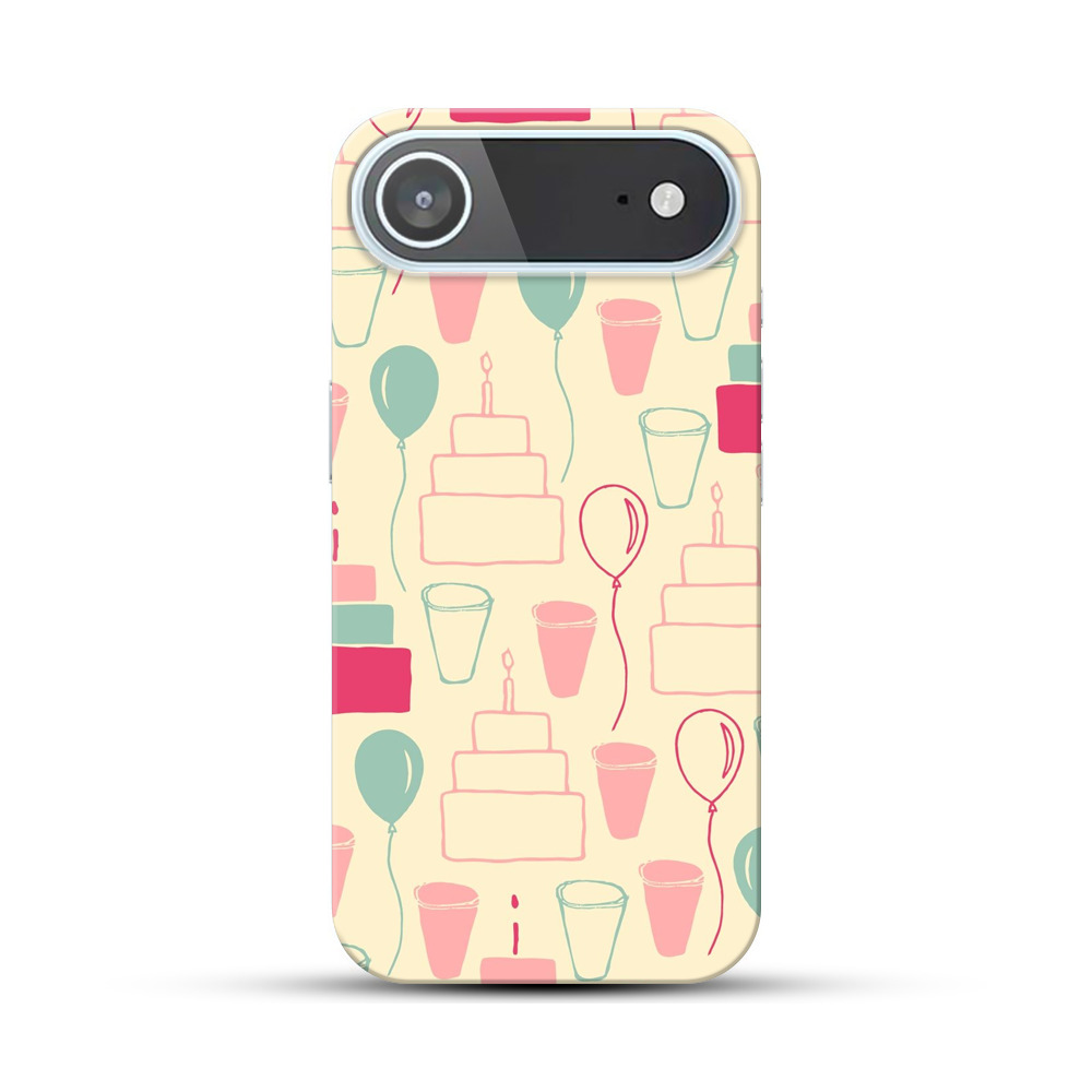 お祝いのパターン iPhone Airオリジナルハードケース